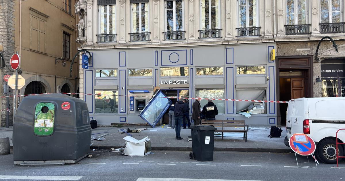 Lyon : un distributeur de billets d’une Poste arraché par des braqueurs