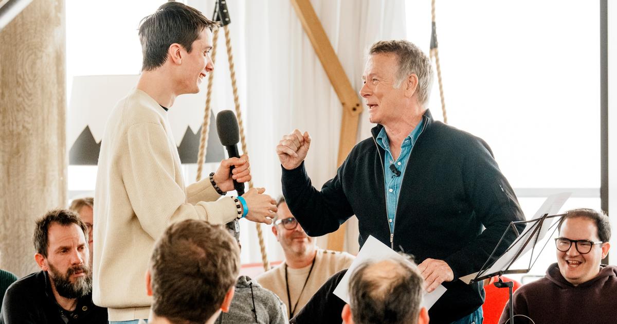 Franck Dubosc au « Papotin », entre sourire et émotion