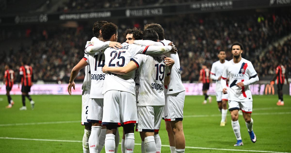 Ligue 1: PSG corrects OGC Nice and regains its place as leader