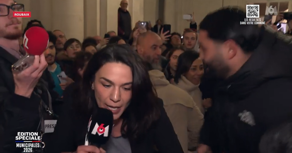 Municipales 2026 : une journaliste de M6 bousculée dans un mouvement de foule à Roubaix après la victoire de LFI