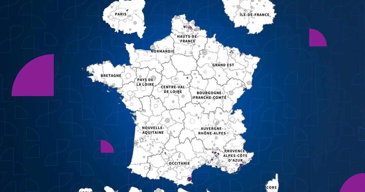 Résultats municipales : la percée du Rassemblement national au second tour en carte