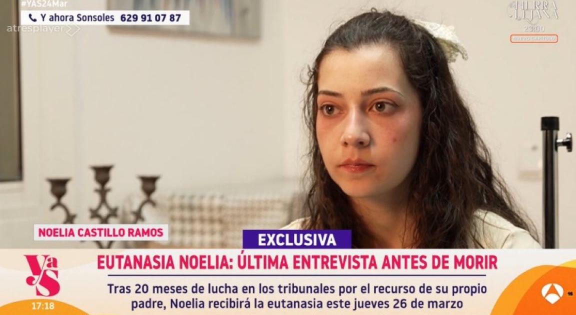 Euthanasie de Noelia : «Quand l’État tue ceux qu’il n’a pas su protéger»