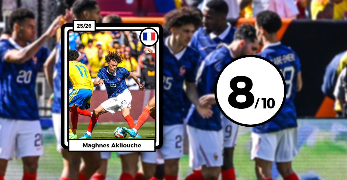 Les notes des Bleus contre la Colombie : Akliouche emballant, Doué tranchant, Lacroix bluffant