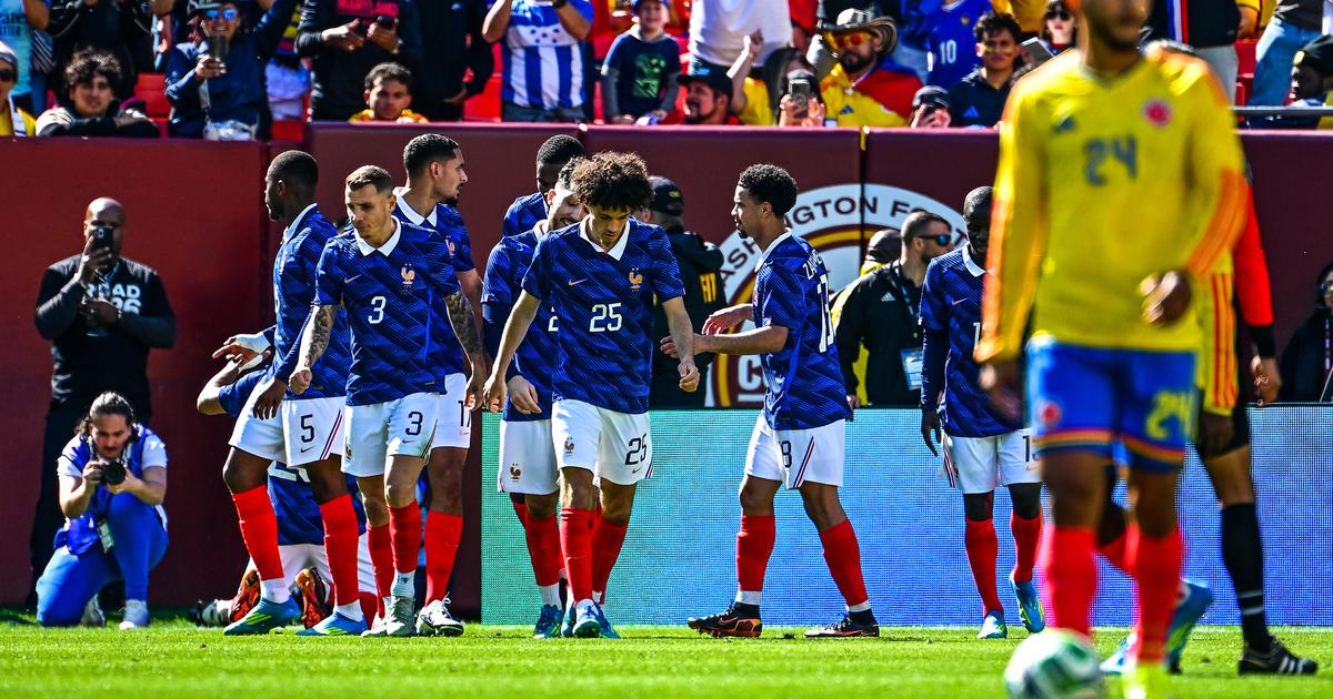 Équipe de France : séduisants et emballants, les réservistes bleus donnent la leçon à la Colombie