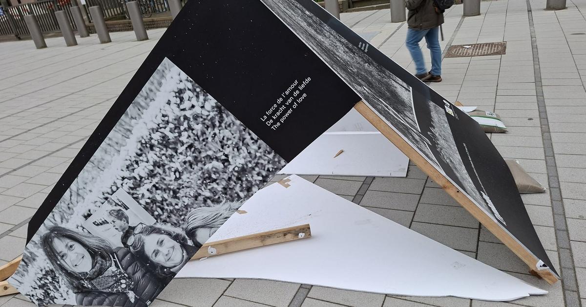 «Ça nous replonge dans l’horreur» : à Bruxelles, une exposition en hommage aux victimes des attentats du 22 mars 2016 vandalisée