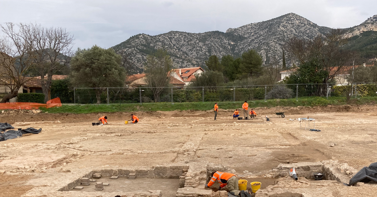 Près de Marseille, des fouilles archéologiques mettent au jour les vestiges d’une agglomération antique de 2000 ans