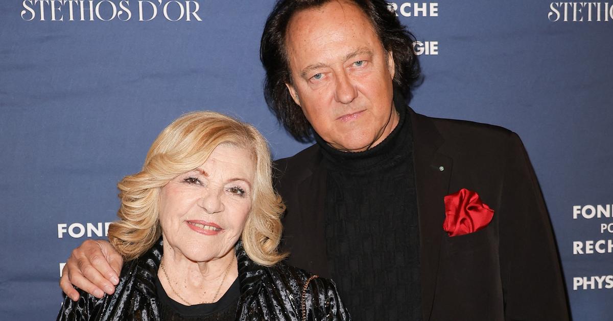 Nicoletta complice avec son compagnon Jean-Christophe de 15 ans son cadet : le couple de sortie pour un bel hommage