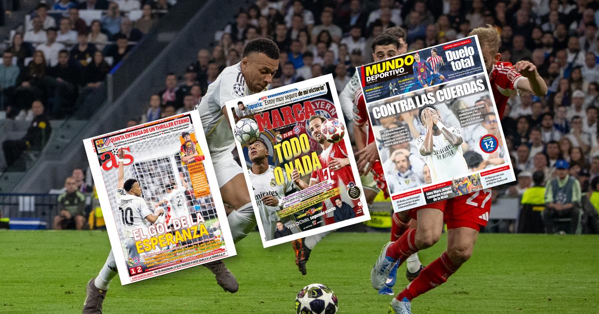 «Torture» face aux Bavarois d’Olise, «le but de l’espérance»... Grâce à Mbappé, la presse espagnole croit en un miracle du Real face au Bayern
