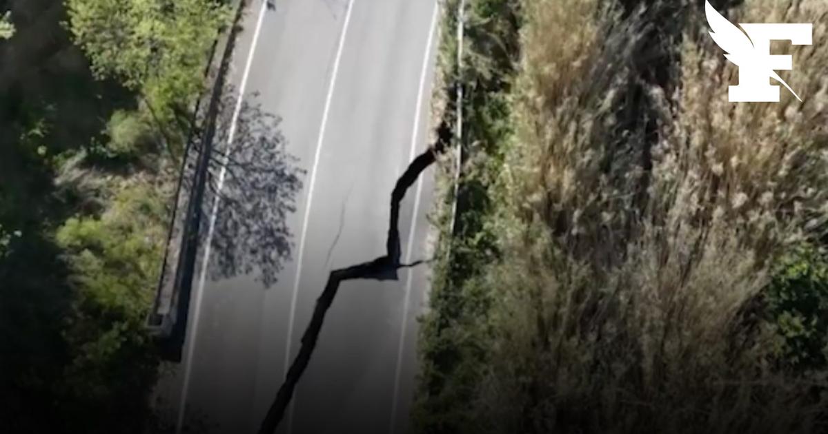 En Italie, les images saisissantes des dégâts du « glissement de terrain le plus étendu d’Europe »