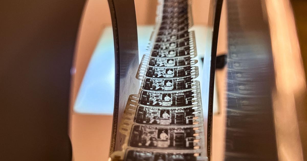 The celluloid of a Georges Méliès film found in an attic in the United States