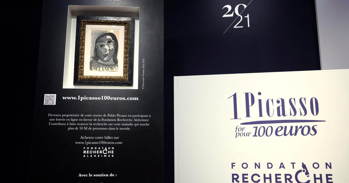 Un Parisien gagnant de la tombola internationale «Un Picasso pour 100 euros» contre la maladie d’Alzheimer