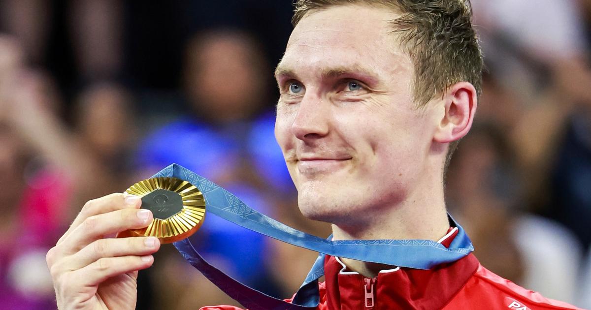 Badminton: Danish player Viktor Axelsen, two