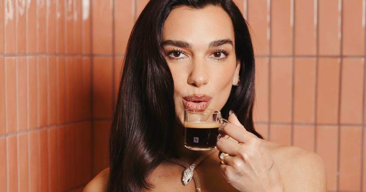 Thats my line: the tasty duel between Dua Lipa and George Clooney at Nespresso