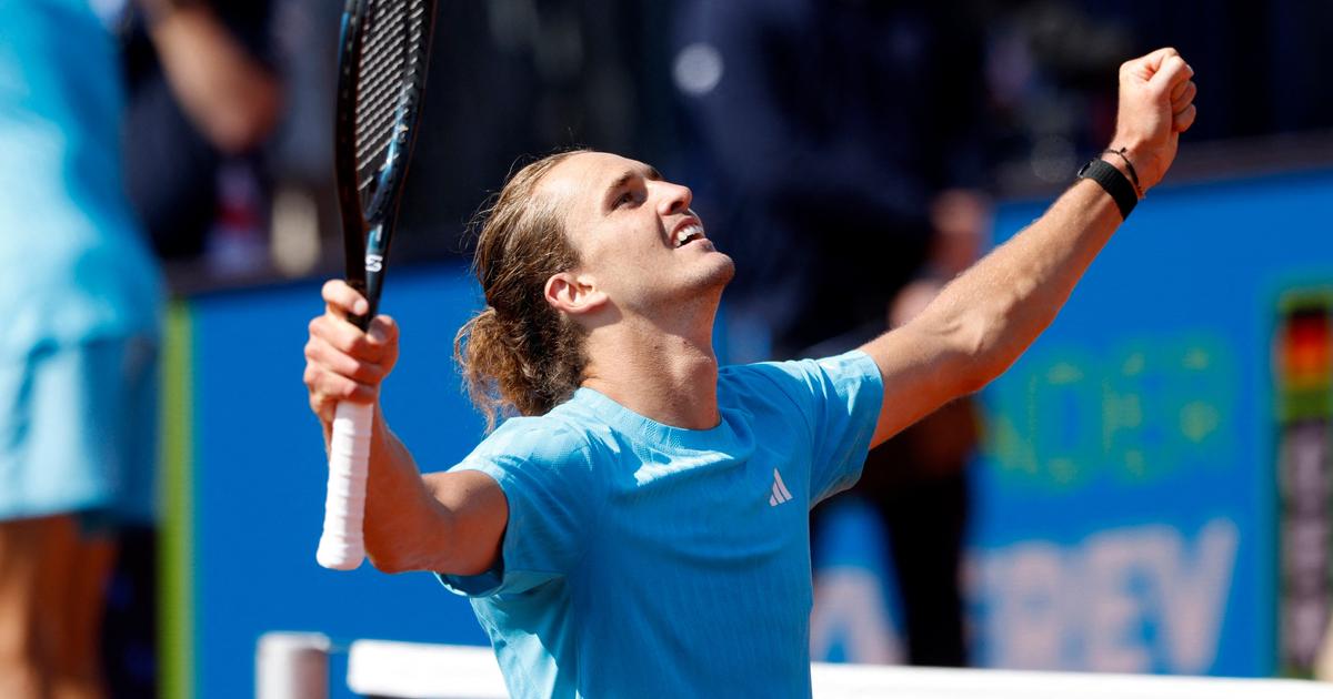 Tennis : Zverev maîtrise Cerundolo pour rallier les demies à Munich