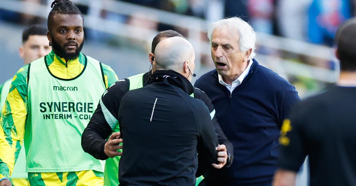 «Vous n’avez pas honte !?» : la colère de Vahid Halilhodzic face aux arbitres après un carton rouge donné à Nantes