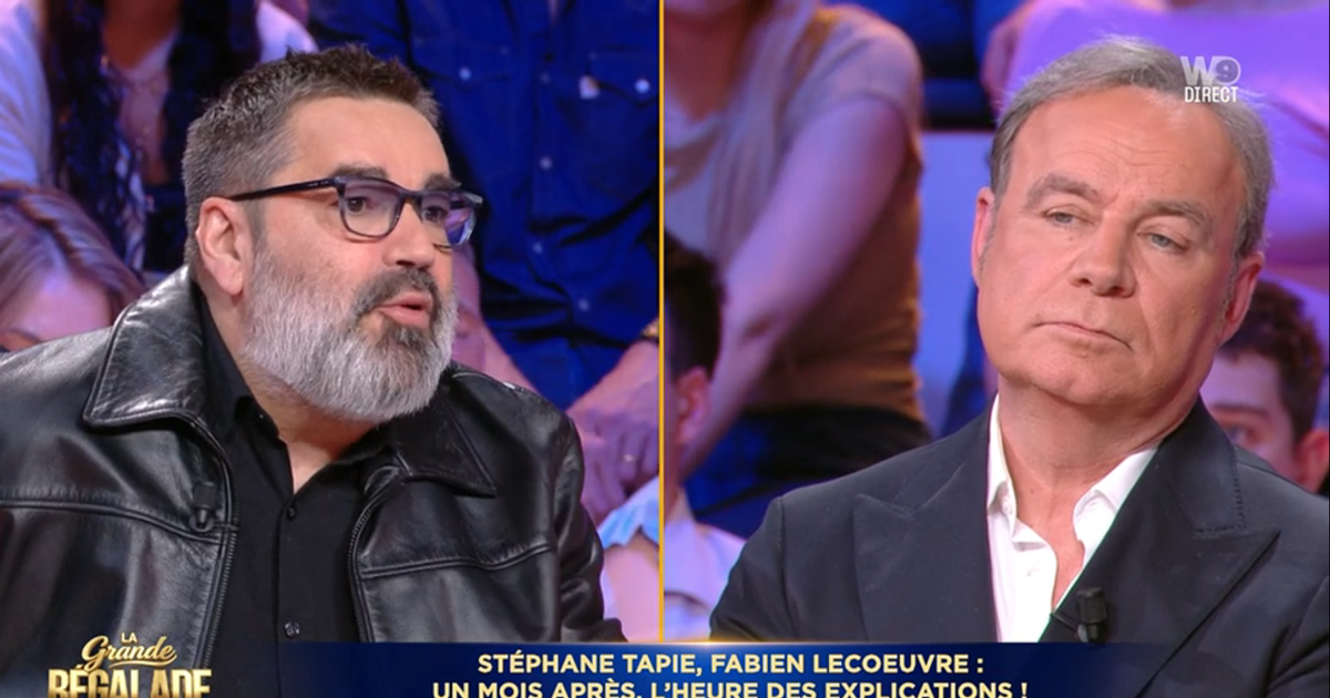 «Quand tu tapes sur la famille» : la mise en scène lunaire des excuses de Stéphane Tapie à Fabien Lecoeuvre sur W9