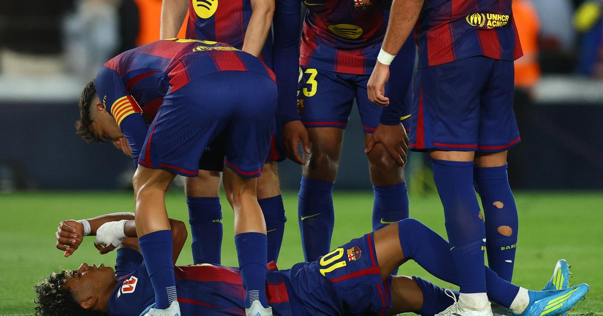 Foot : immense inquiétude en Espagne, Lamine Yamal se blesse en marquant un pénalty avec le FC Barcelone