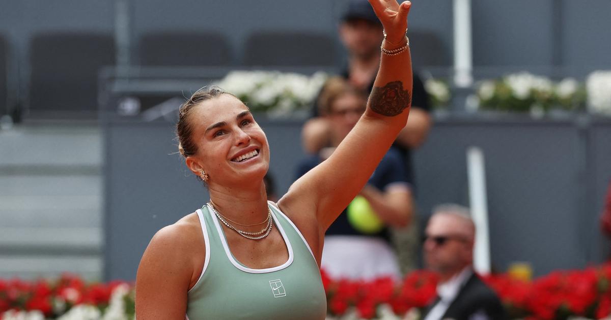 Tennis : nerveuse, Sabalenka s’en sort contre Stearns et se qualifie pour le 3e tour à Madrid