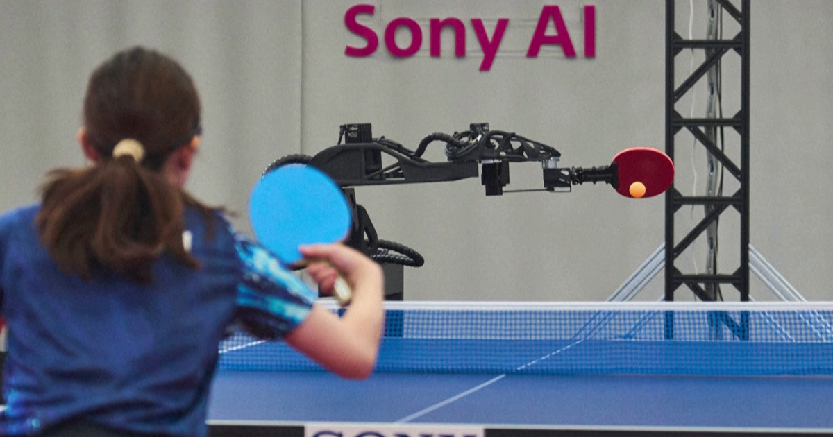 Tennis de table : Sony présente «Ace», son nouveau robot pongiste capable de défier les frères Lebrun