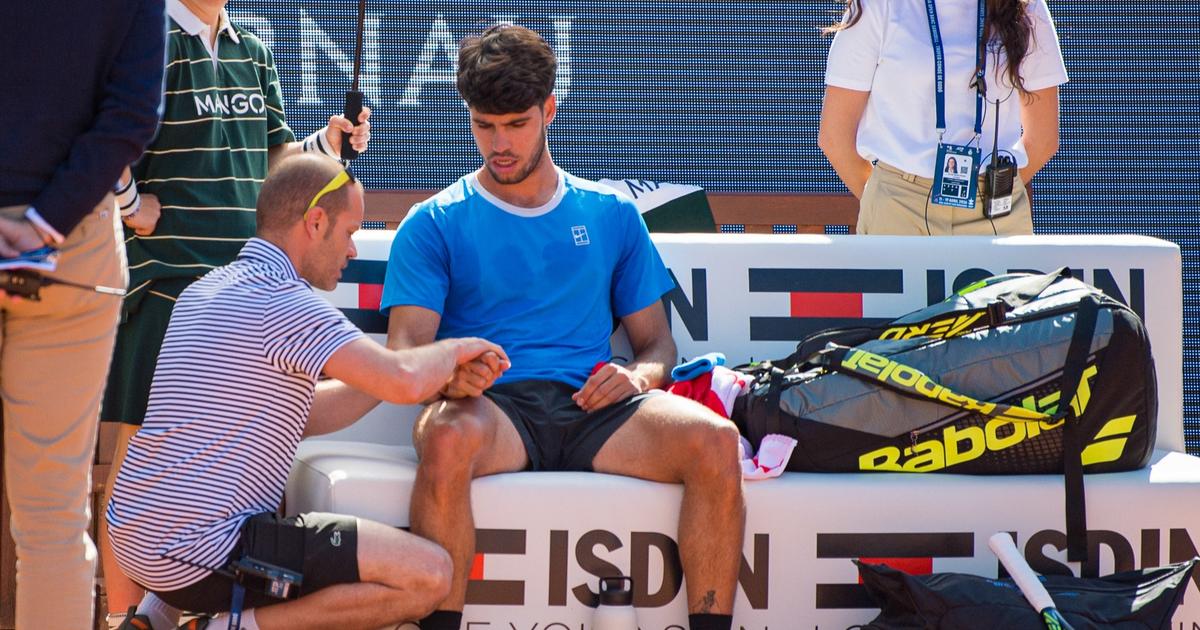 Roland-Garros : coup de tonnerre avec le forfait de Carlos Alcaraz, touché au poignet