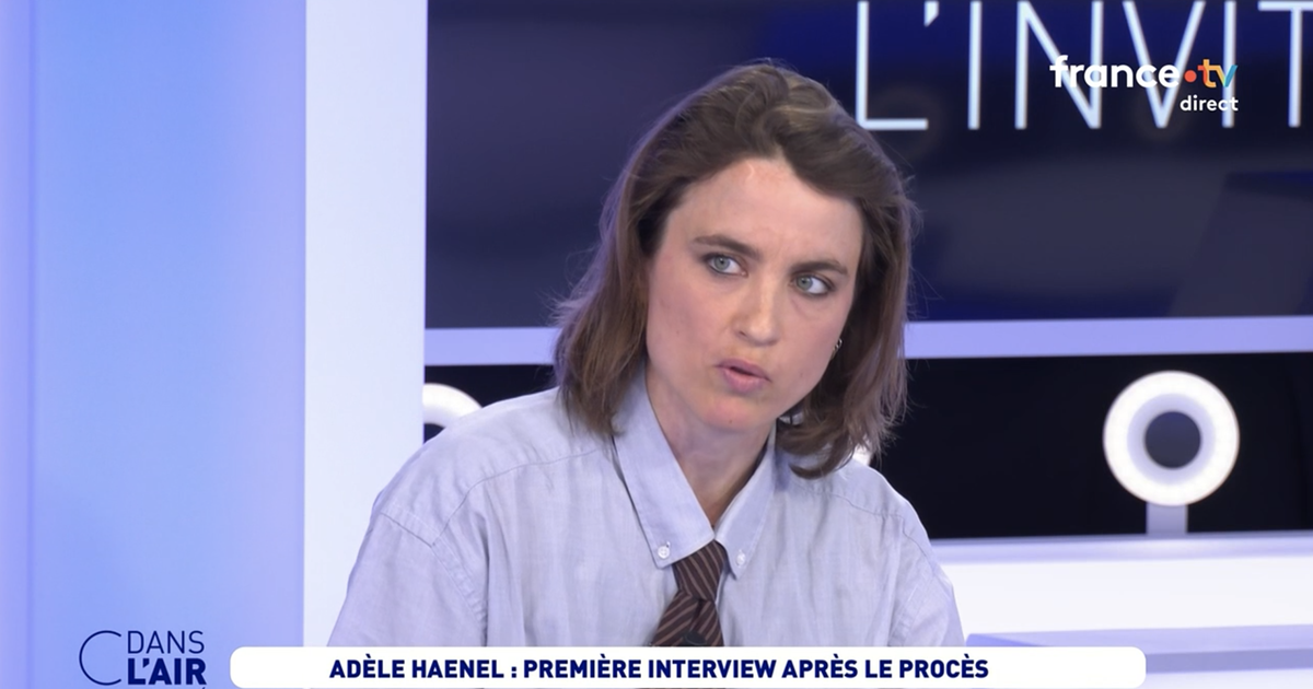 «Je suis soulagée» : Adèle Haenel s’exprime pour la première fois à la télévision depuis la condamnation de Christophe Ruggia