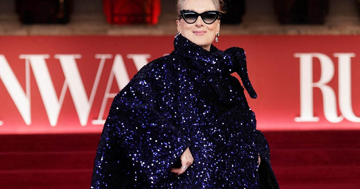 When suddenly, Meryl Streep has tears in her eyes during the France 2 television news broadcast