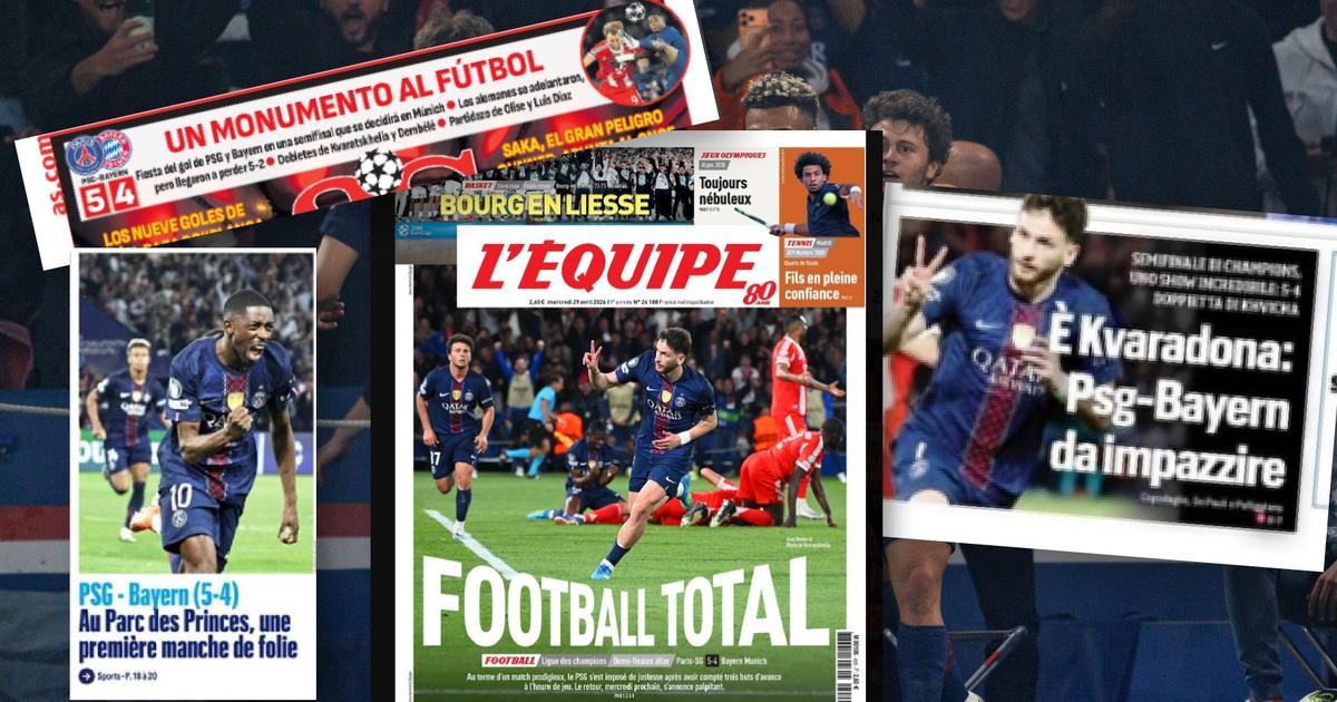 Football total, legendary match, demigods: European press amazed after PSGs victory over Bayern.