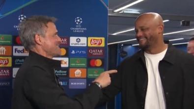 PSG-Bayern : «Ça t’a plu ?», le bel échange entre Luis Enrique et Vincent Kompany après le grand spectacle