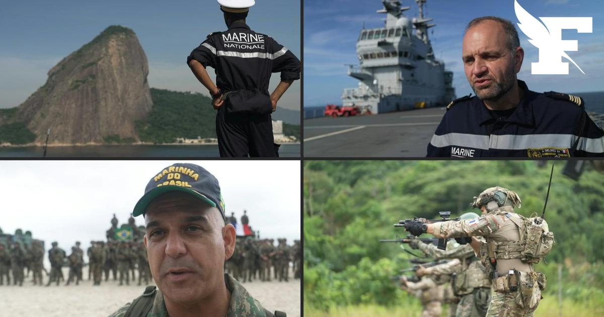 Navires amphibies, frégates... Les images d’un impressionnant exercice de débarquement à Rio mené par la Marine nationale et la marine brésilienne