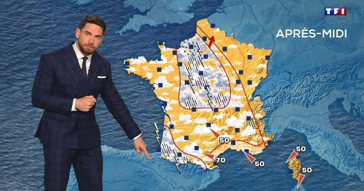 «Il garde son style» : débuts réussis pour Ange Noiret à la météo du week-end de TF1