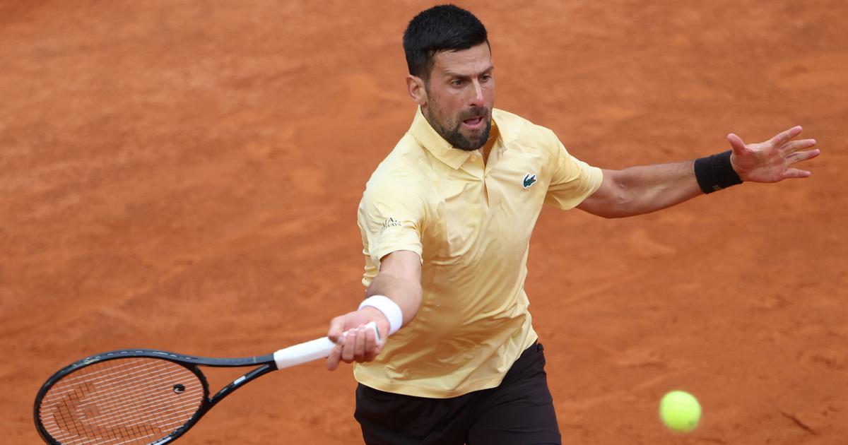 Tennis : Djokovic sorti d’entrée à Rome pour son retour à la compétition