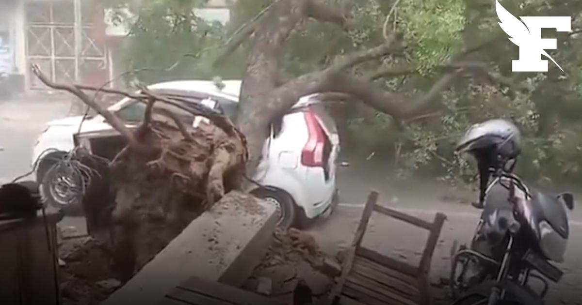 De fortes pluies, tempêtes de poussières et des éclairs font au moins 96 morts dans le nord de l’Inde