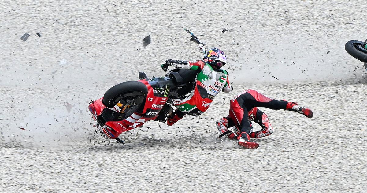 MotoGP : «Plus de peur que de mal», Johann Zarco touché aux ligaments du genou et au péroné avec sa lourde chute