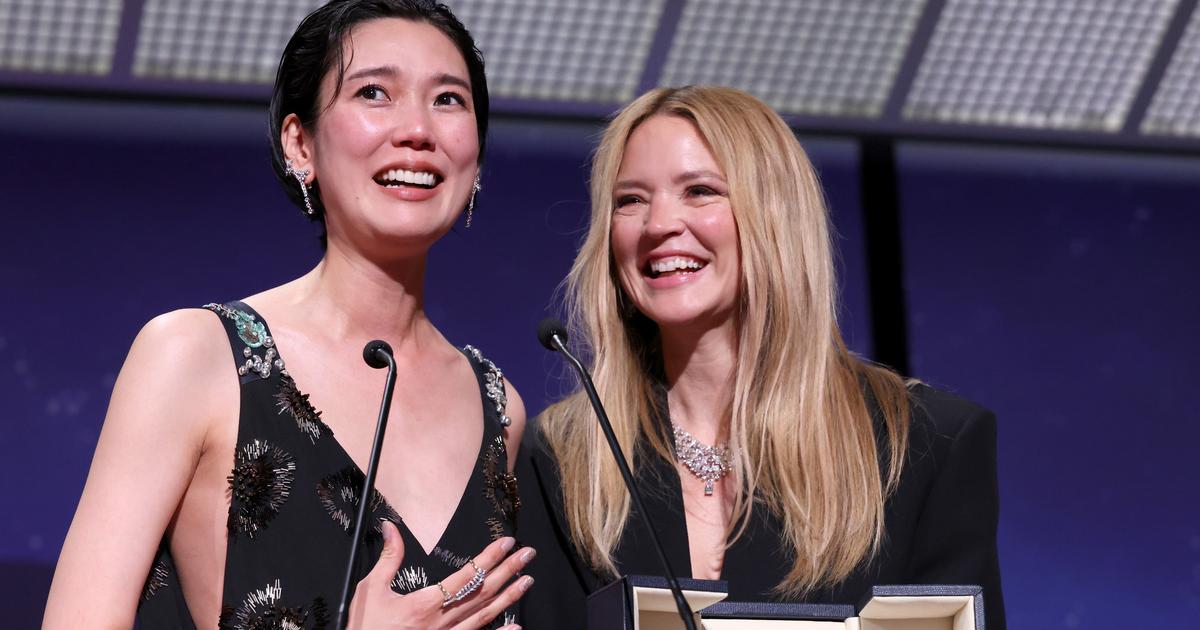 Les larmes de Virginie Efira, consacrée par un prix d’interprétation féminine avec sa partenaire au Festival de Cannes