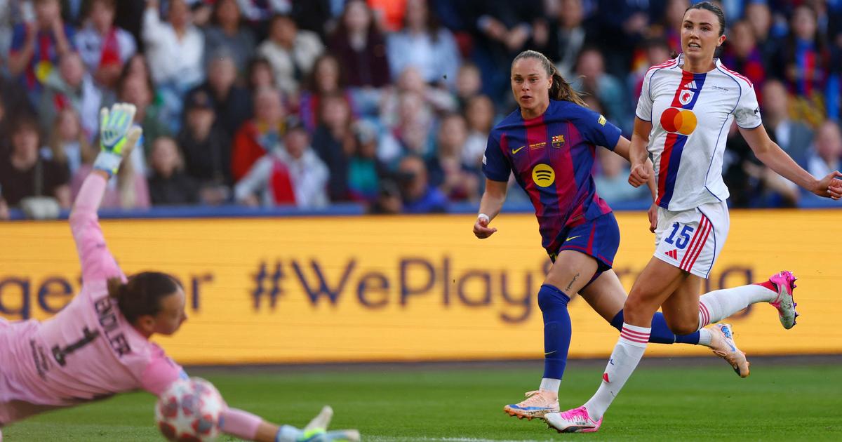 Ligue des champions (F) : pas de neuvième couronne pour les Lyonnaises, balayées par le Barça