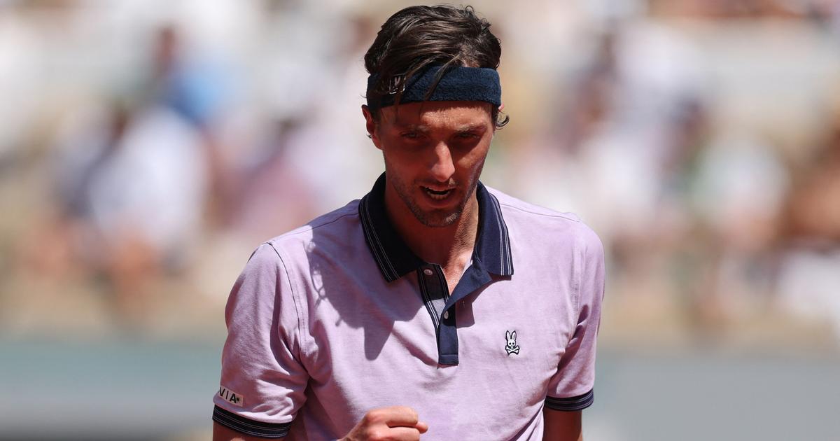 Roland-Garros : Arthur Rinderknech n’a tremblé qu’un set