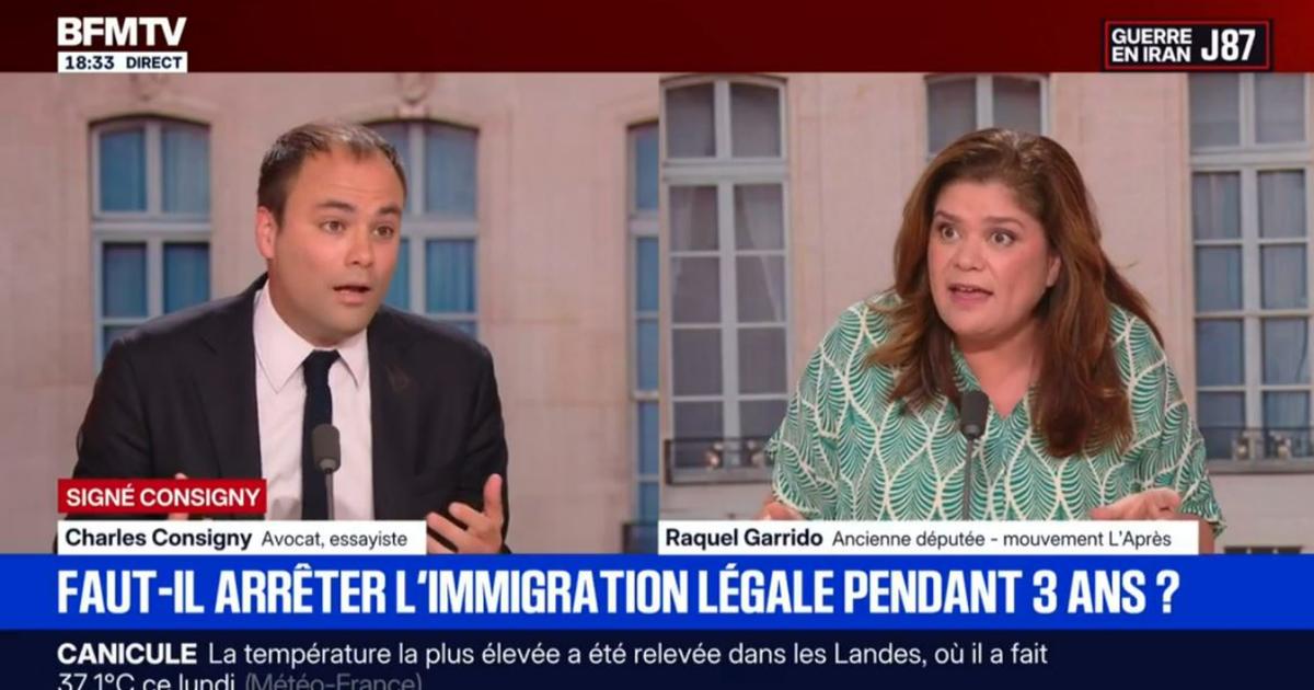 «On dirait Pascal Praud !» : Charles Consigny et Raquel Garrido s’écharpent sur BFMTV
