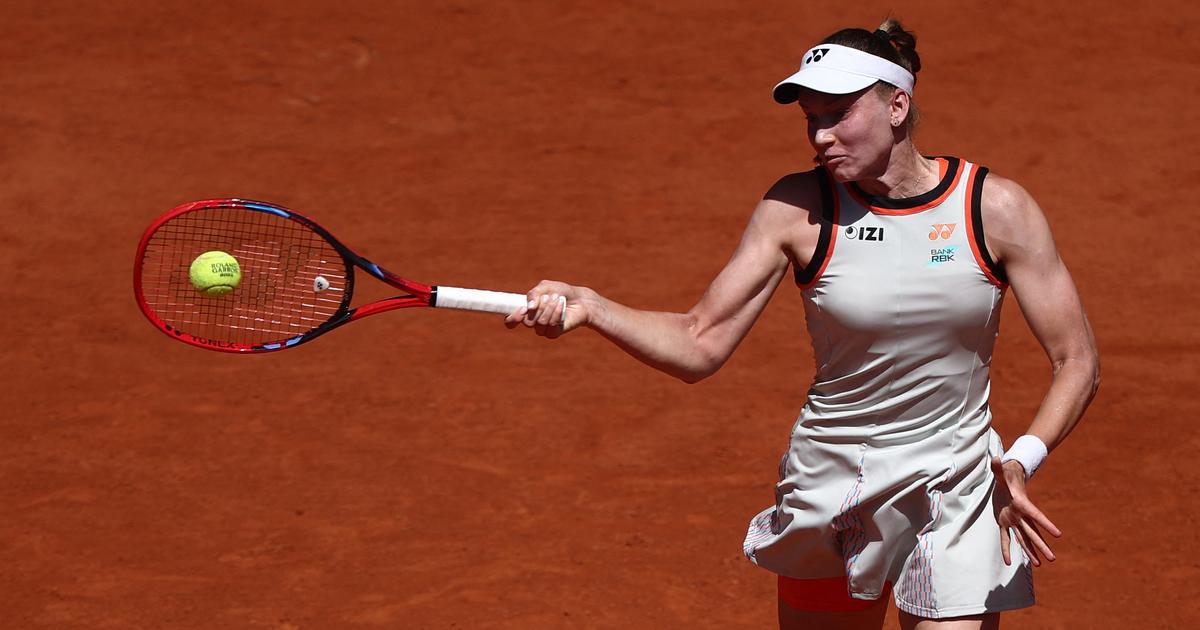 Roland-Garros : Elena Rybakina fonce au 2e tour