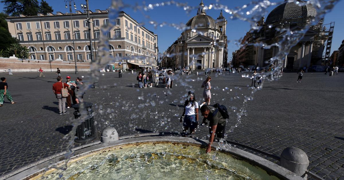 Canicule : quatre villes italiennes, dont Rome, placées en alerte rouge