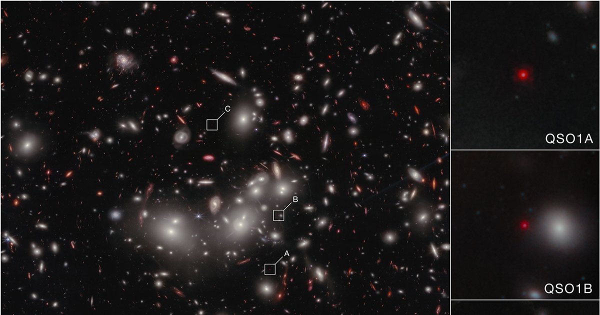 Le télescope James Webb a-t-il trouvé les premiers trous noirs de l’univers ?