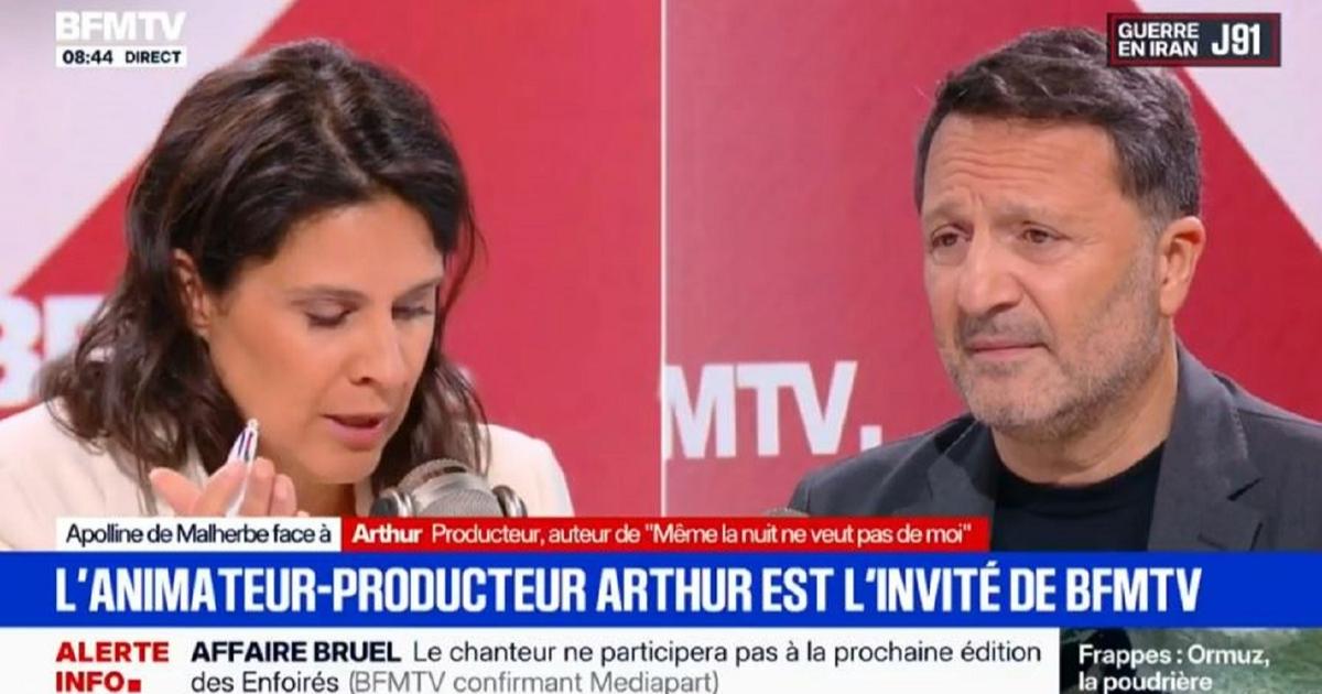 «Il faut respecter la présomption d’innocence» : Arthur juge «prématurée» la décision de Nagui de boycotter les chansons de Patrick Bruel
