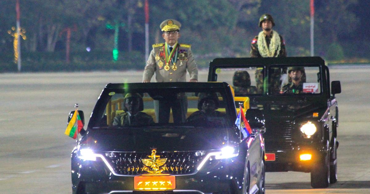 Min Aung Hlaing, ex-chef de la junte birmane, est arrivé en Inde pour sa première visite de président