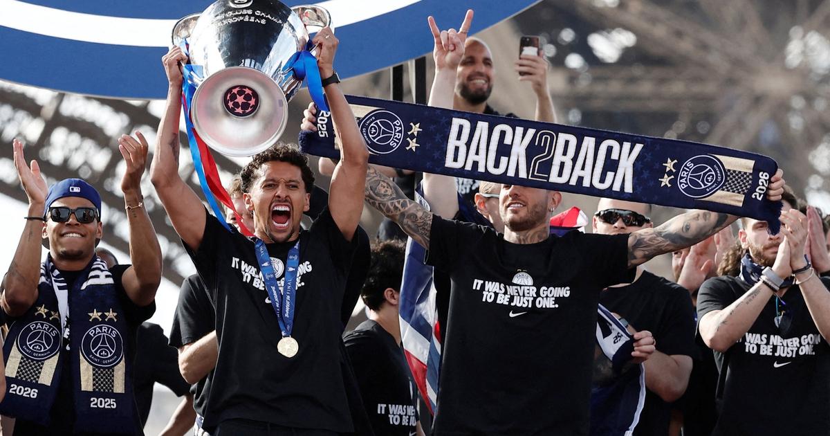 Ligue des Champions : «C’est comme quand tu fais des enfants»... Le doublé du PSG célébré par une foule en délire au Champ-de-Mars