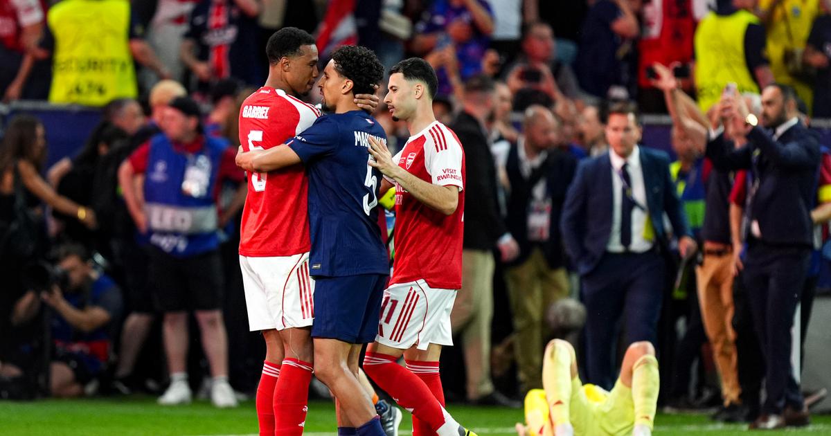 Le PSG exulte... Marquinhos console Gabriel après son penalty : l’image forte de la soirée de Ligue des champions