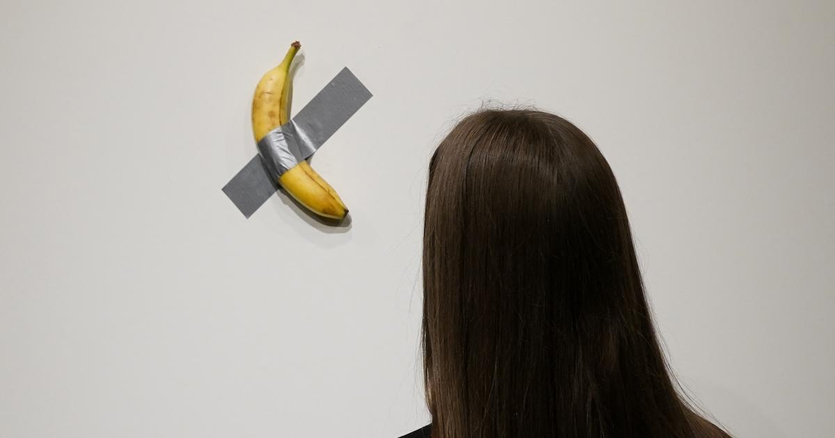 Au centre Pompidou-Metz, la banane de l’œuvre «Comedian», vendue 6,2 millions de dollars, a été volée