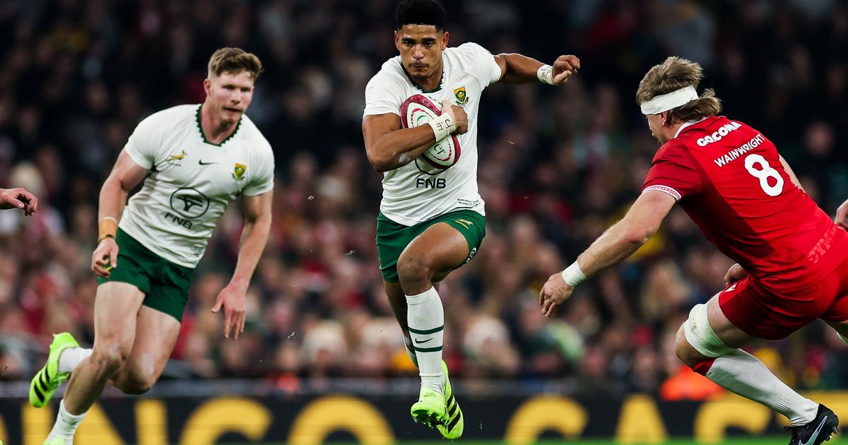 Rugby : blessé à la cheville, l’ouvreur sud-africain Feinberg-Mngomezulu devrait manquer la Coupe des nations cet été