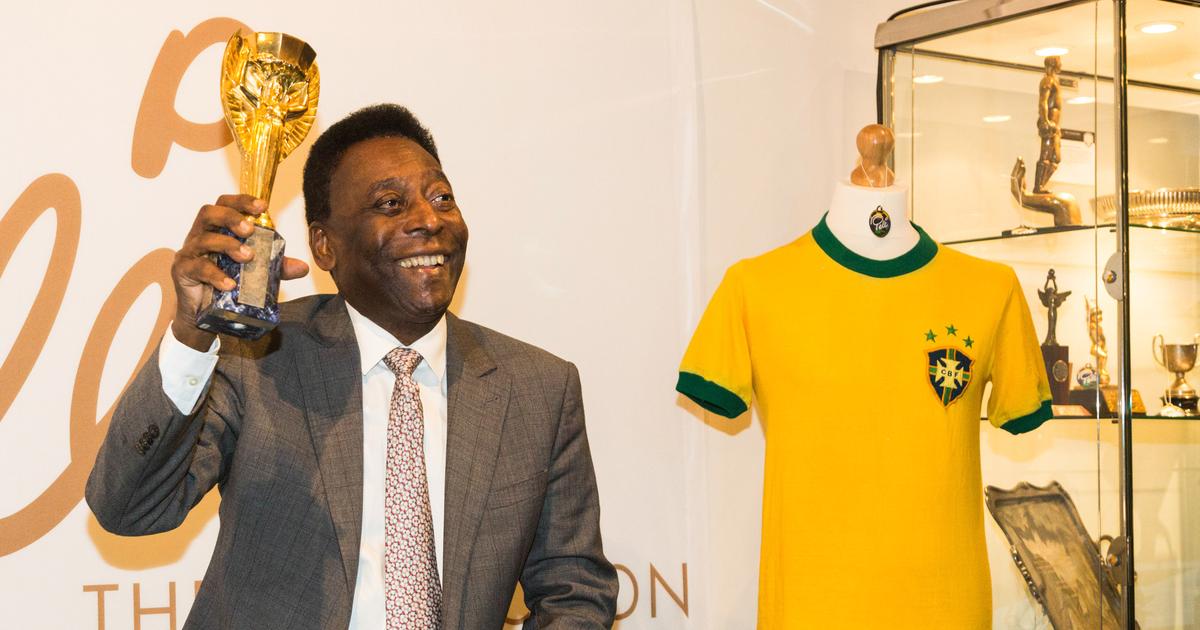 Foot : le maillot de Pelé lors de la finale du Mondial de 1958 mis aux enchères