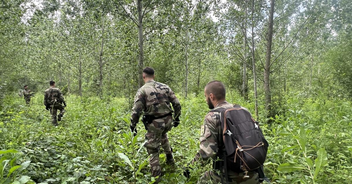 Dans le Gers, au cœur d’une opération de recherche de la gendarmerie mobile en forêt, après la disparition de Lyhanna