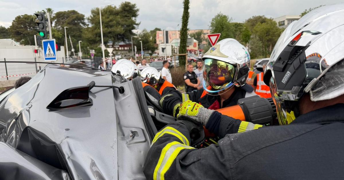 Antibes : 37 blessés dans un carambolage entre un poids lourd et une vingtaine de voitures, le chauffeur du camion en garde à vue