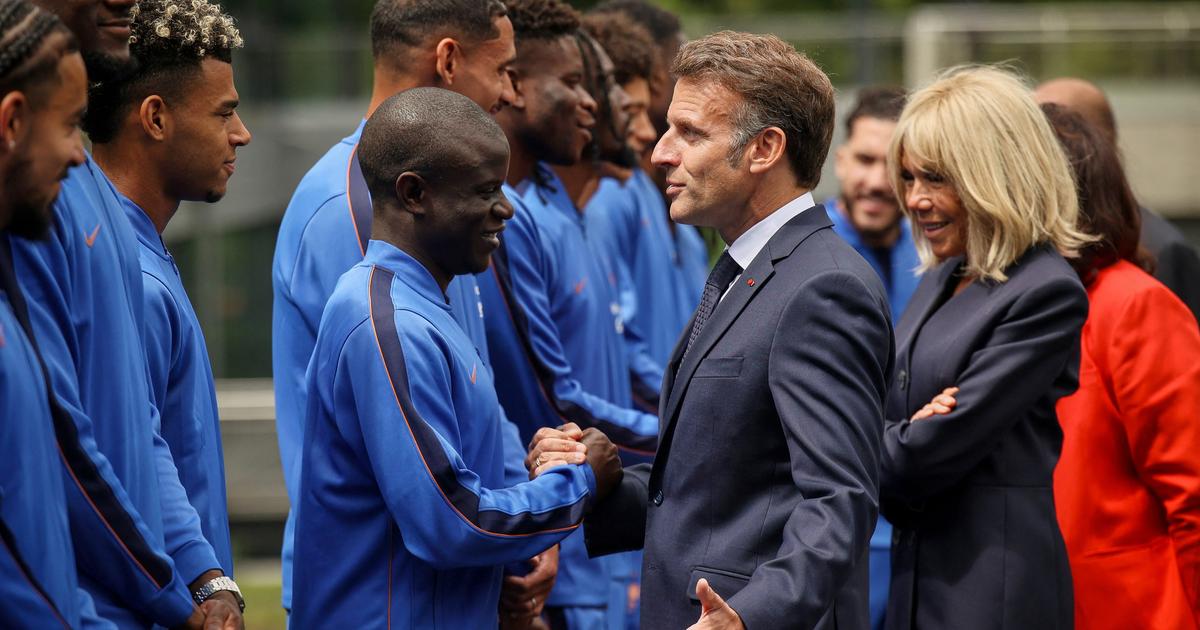 Coupe du monde 2026 : «Ça va Ousmane, t’es en forme ?», Emmanuel Macron a rendu visite aux Bleus à Clairefontaine